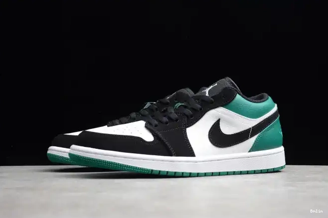 Bmlin Air 1 Low Green 553558-113 Black Mystic White Jordan 0502